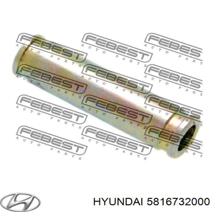Направляюча супорту переднього, нижня Hyundai/Kia 5816732000 ціна, від 4.59 USD