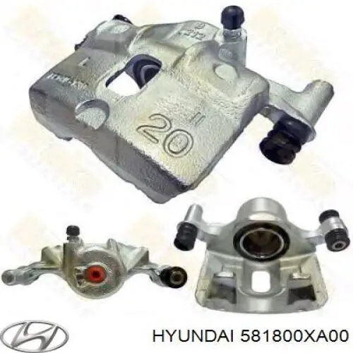 581800XA00 Hyundai/Kia супорт гальмівний передній лівий