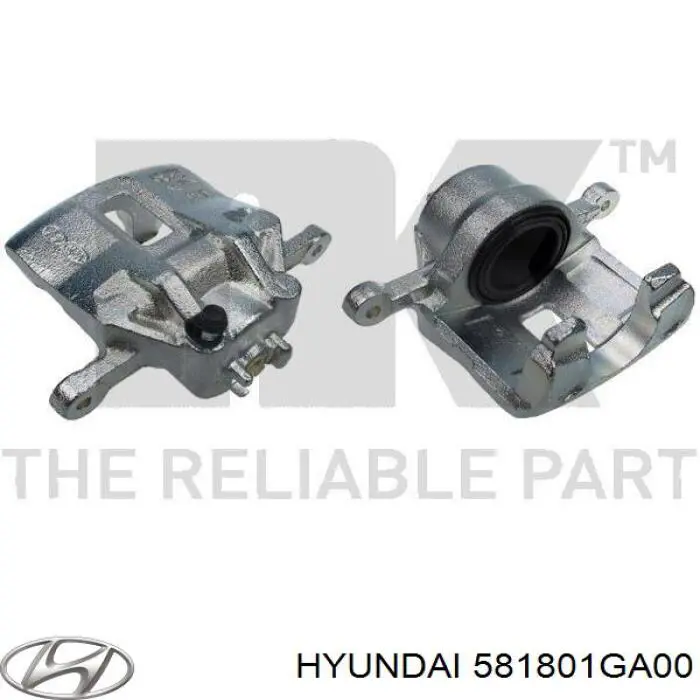 Супорт гальмівний передній лівий Hyundai/Kia 581801GA00 ціна, від 36.73 USD