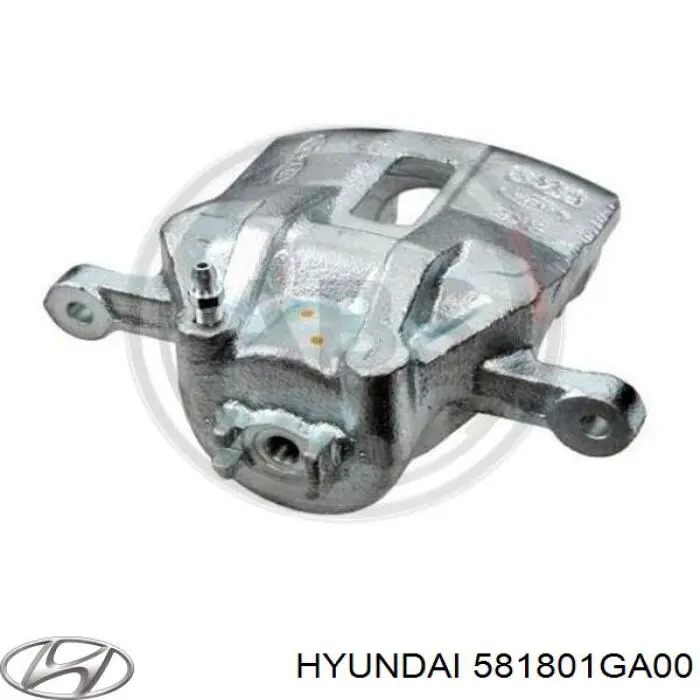 581801GA00 Hyundai/Kia Супорт гальмівний, передній, лівий