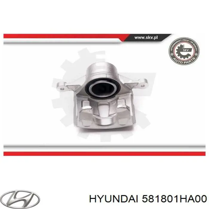 Супорт гальмівний передній лівий 581801HA00 Hyundai/Kia