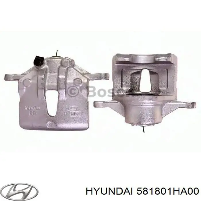 581801HA00 Hyundai/Kia Супорт гальмівний, передній, лівий