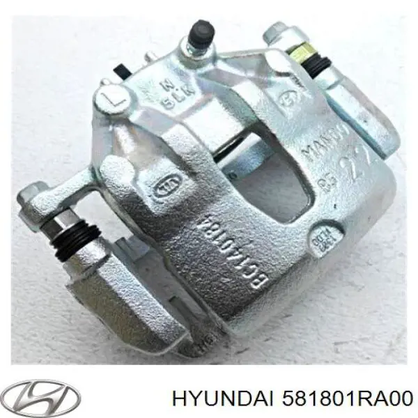 581801RA00 Hyundai/Kia супорт гальмівний передній лівий