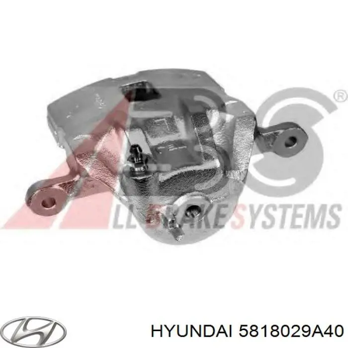 5818029A40 Hyundai/Kia супорт гальмівний передній лівий