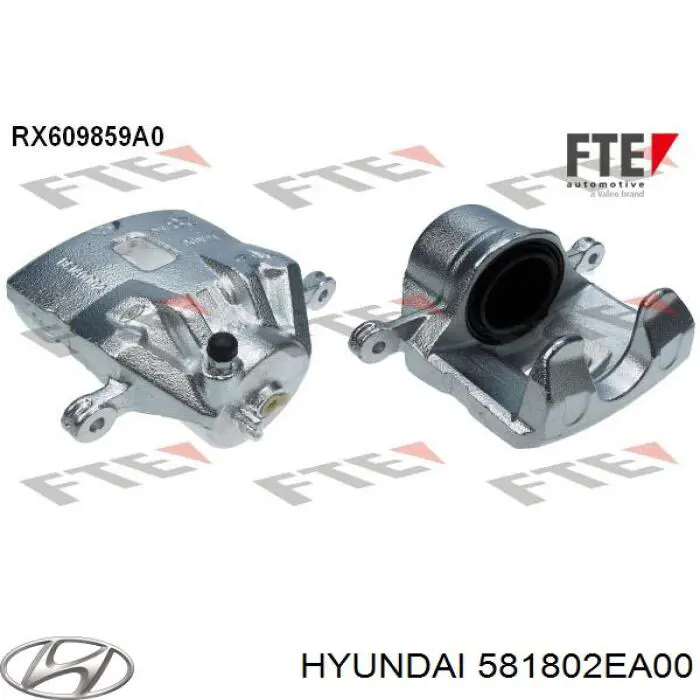 Купити 581802EA00 Hyundai/Kia Супорт гальмівний передній лівий