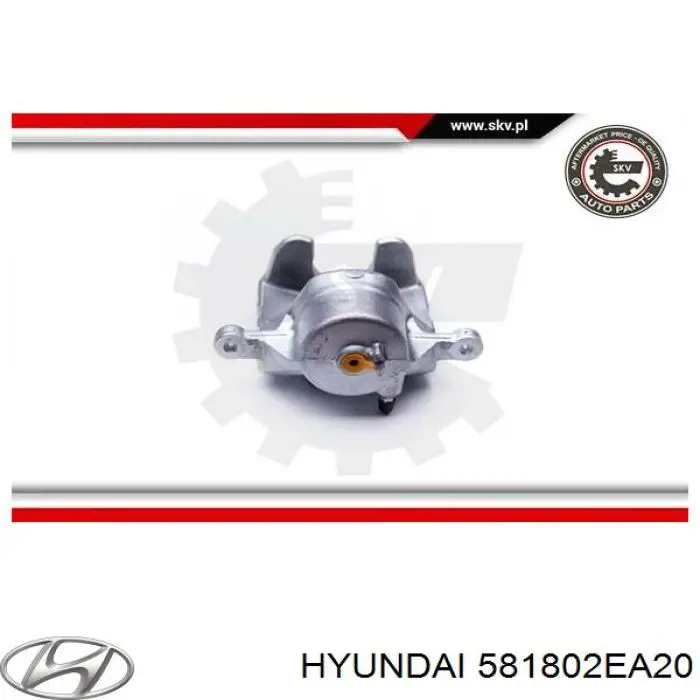 581802EA20 Hyundai/Kia Супорт гальмівний, передній, лівий