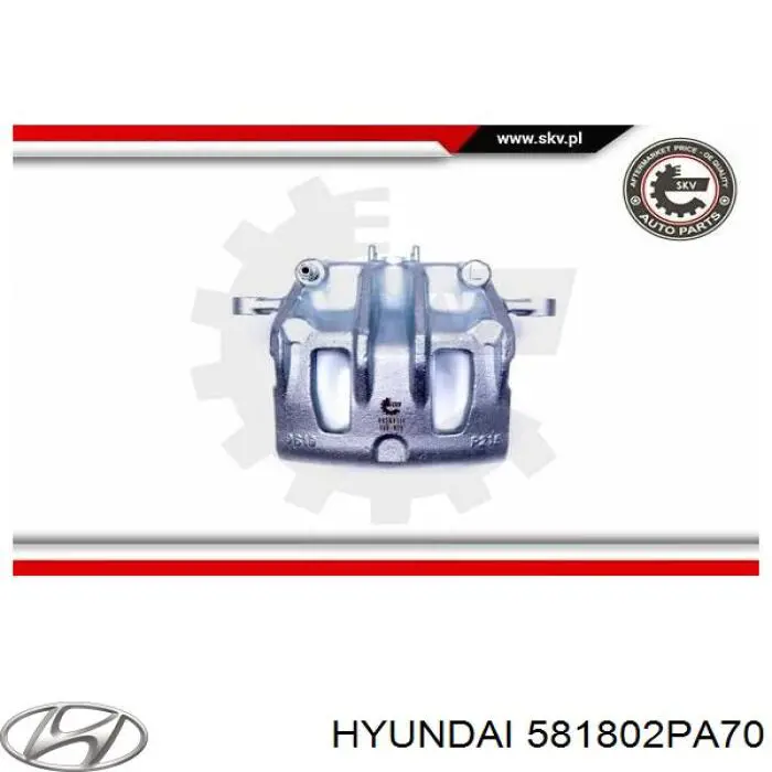 Купити 581802PA70 Hyundai/Kia Супорт гальмівний передній лівий