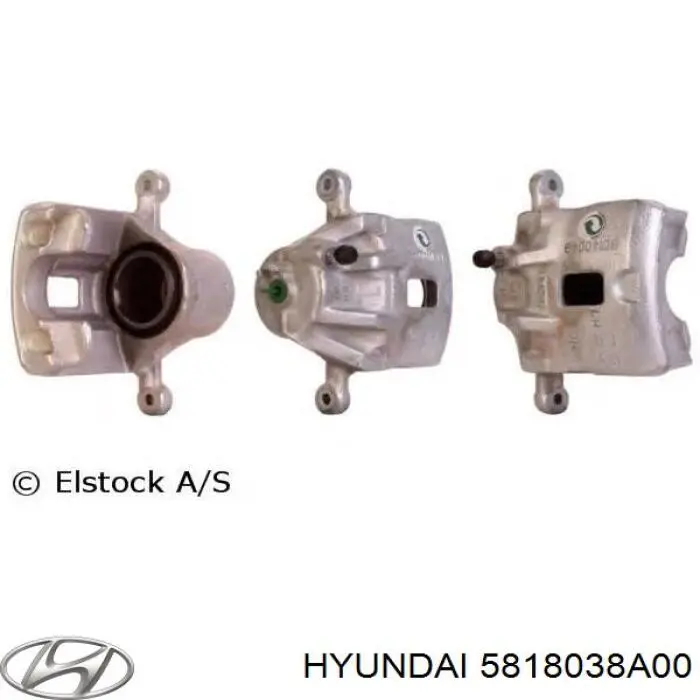 Супорт гальмівний передній лівий Hyundai/Kia 5818038A00 ціна, від 64.92 USD