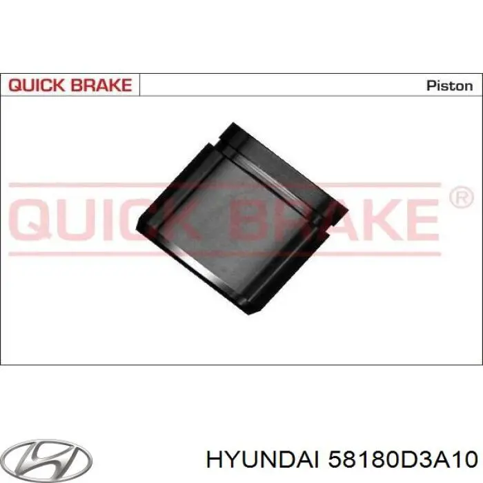 Супорт гальмівний передній лівий Hyundai/Kia 58180D3A10 ціна, від 62.85 USD