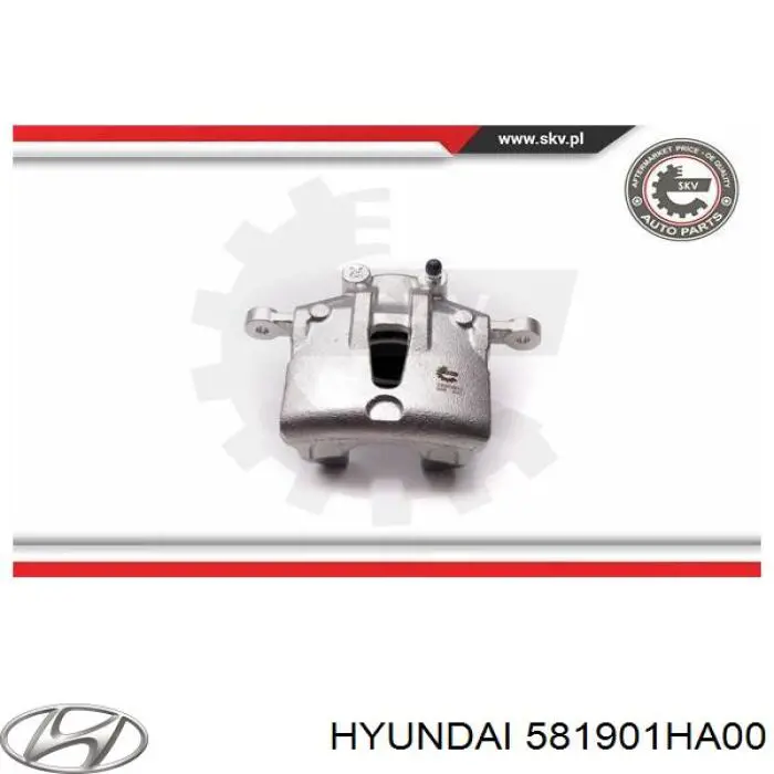 Супорт гальмівний передній правий 581901HA00 Hyundai/Kia