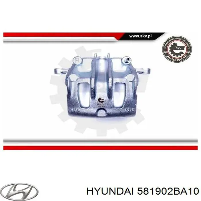 Супорт гальмівний передній правий Hyundai/Kia 581902BA10 ціна, від 48.00 USD