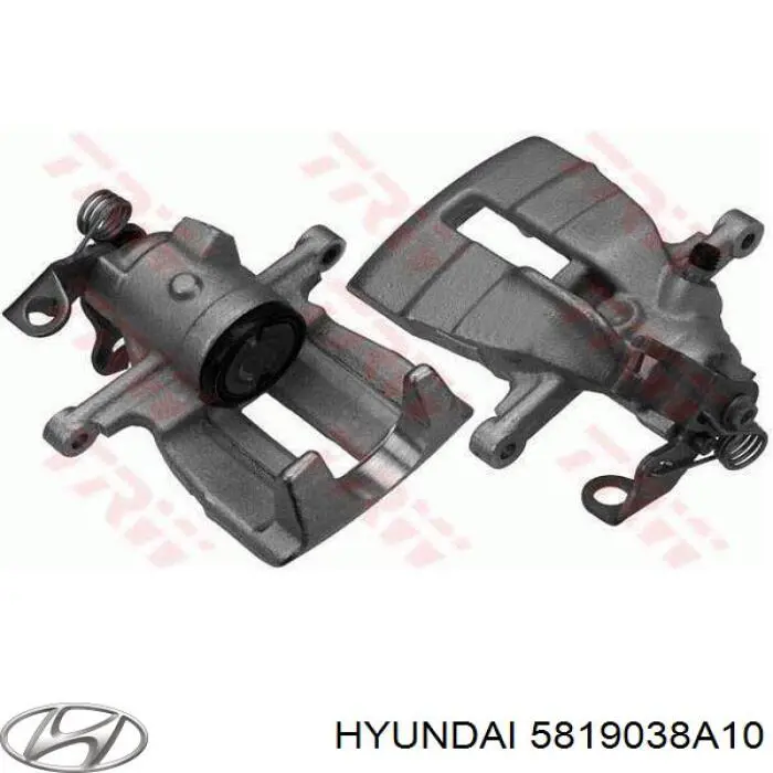 Супорт гальмівний передній правий 5819038A10 Hyundai/Kia