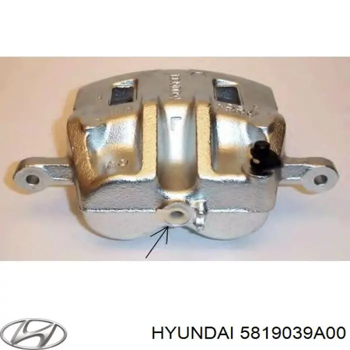 5819039A00 Hyundai/Kia Супорт гальмівний передній правий