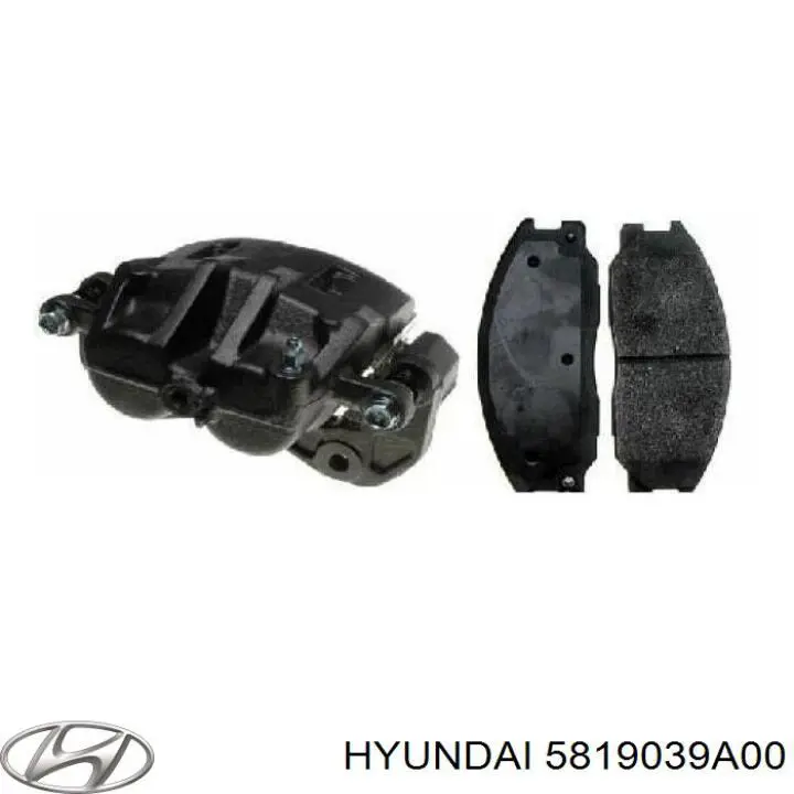 Купити 5819039A00 Hyundai/Kia Супорт гальмівний передній правий