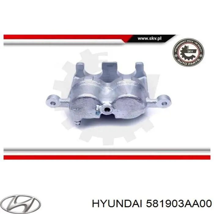 Купити 581903AA00 Hyundai/Kia Супорт гальмівний передній правий