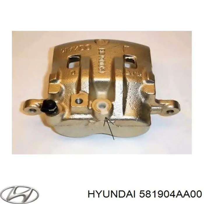 Супорт гальмівний передній правий Hyundai/Kia 581904AA00 ціна, від 119.01 USD