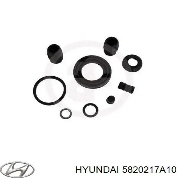 Купити 5820217A10 Hyundai/Kia Супорт гальмівного, заднього