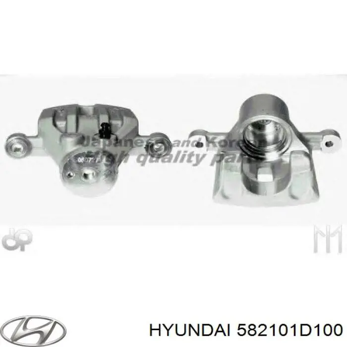 582101D100 Hyundai/Kia супорт гальмівний задній лівий
