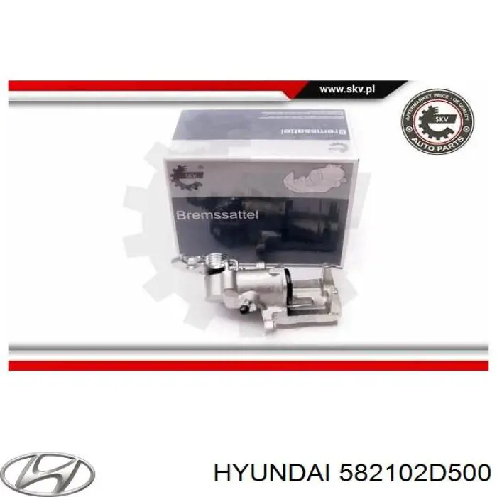 Супорт гальмівний задній лівий Hyundai/Kia 582102D500 ціна, від 44.41 USD