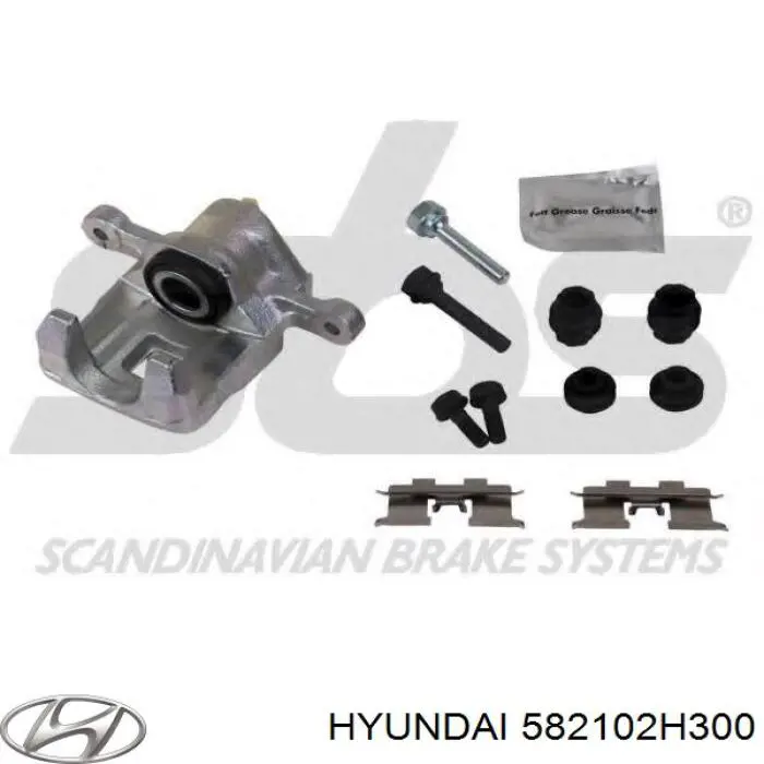 Купити 582102H300 Hyundai/Kia Супорт задній лівий
