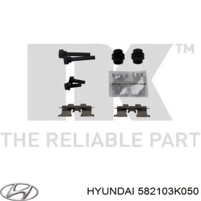 Купити 582103K050 Hyundai/Kia Супорт задній лівий