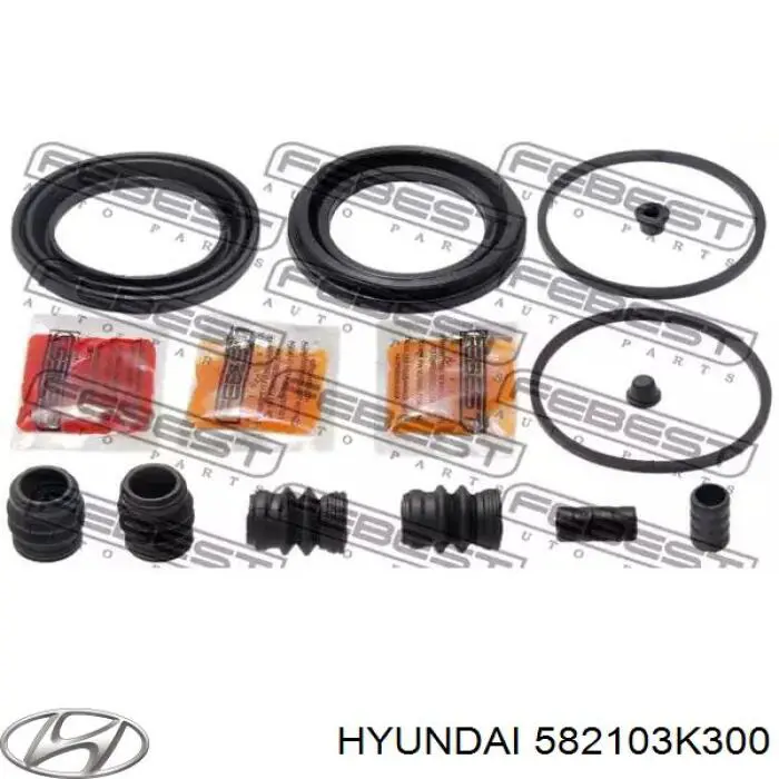 BC141154 Hyundai/Kia Супорт гальмівний задній лівий