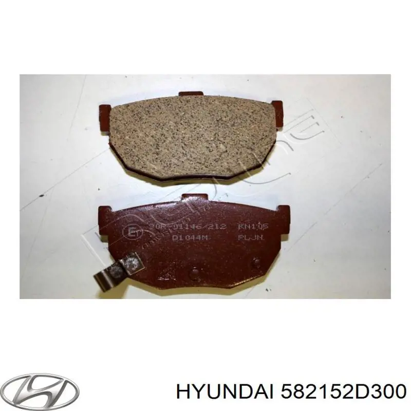 582152D300 Hyundai/Kia колодки гальмові задні, дискові