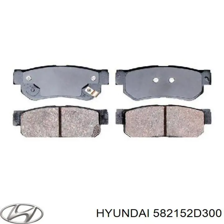 Задні гальмівні колодки Hyundai/Kia 582152D300 ціна, від 13.63 USD