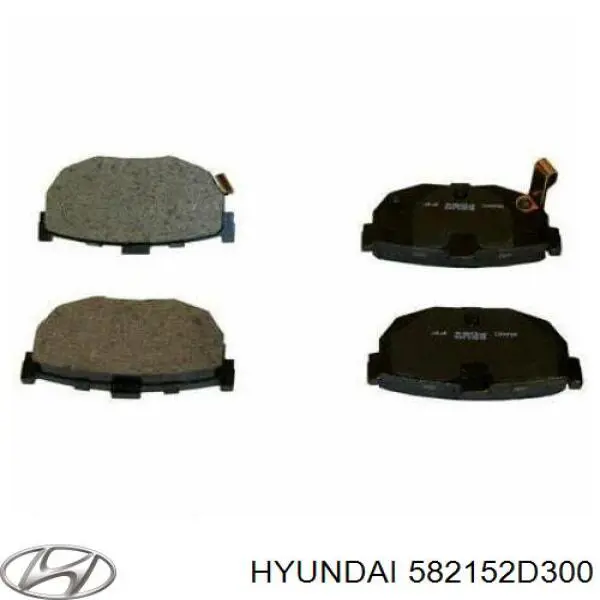 Купити 582152D300 Hyundai/Kia Задні колодки