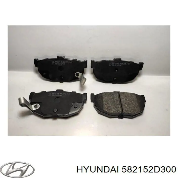 Задні гальмівні колодки 582152D300 Hyundai/Kia