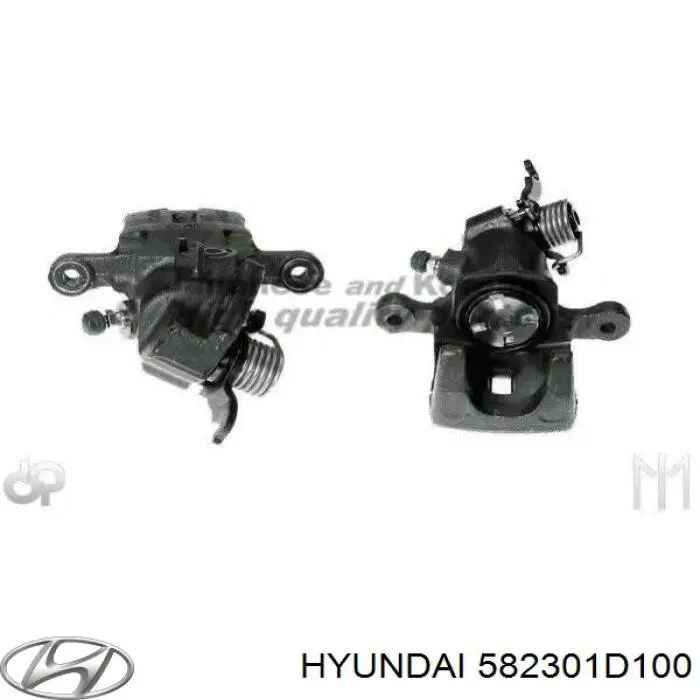 582301D100 Hyundai/Kia супорт гальмівний задній правий