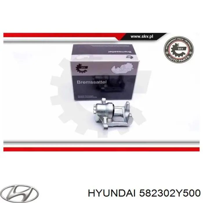 Супорт гальмівний задній правий Hyundai/Kia 582302Y500 ціна, від 31.29 USD