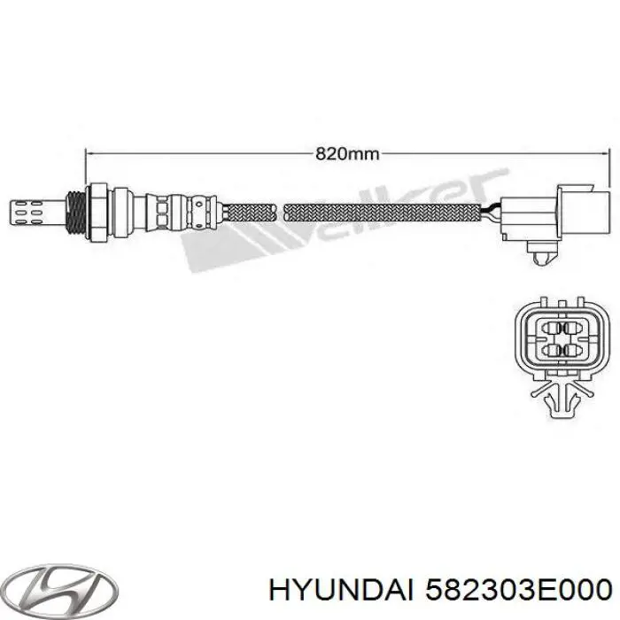 Купити 582303E000 Hyundai/Kia Супорт задній правий
