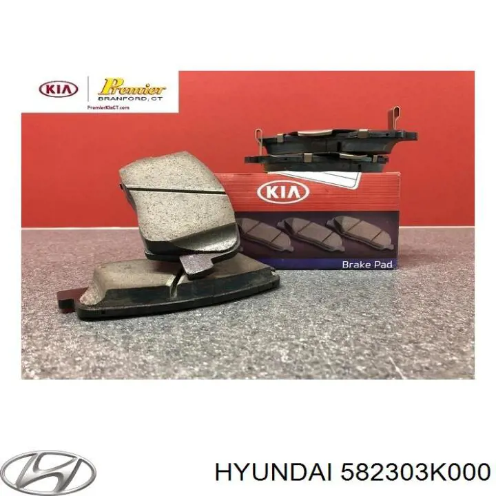 582303K000 Hyundai/Kia супорт гальмівний задній правий