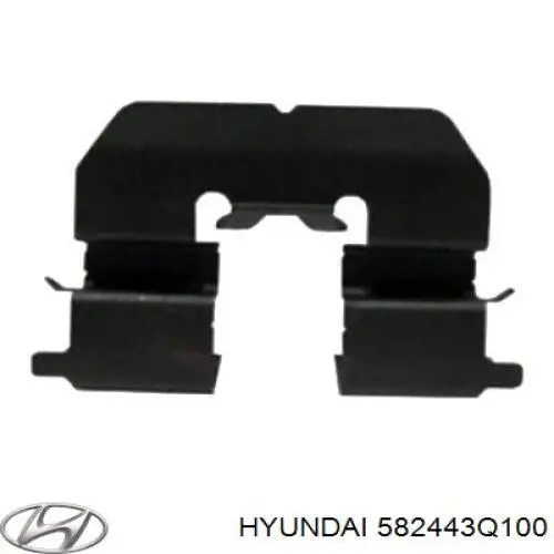 Комплект пружинок кріплення дискових колодок, задніх на Hyundai Elantra (MD)