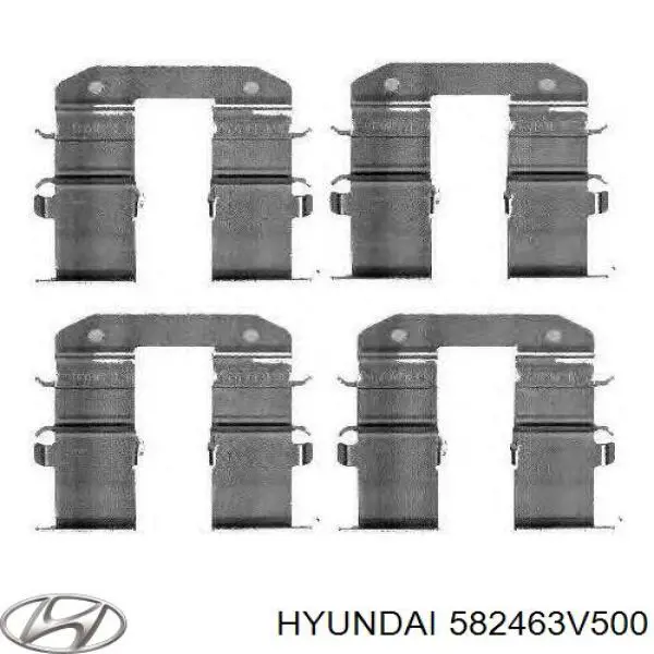  Hyundai/Kia 582463V500 ціна, від 4.45 USD