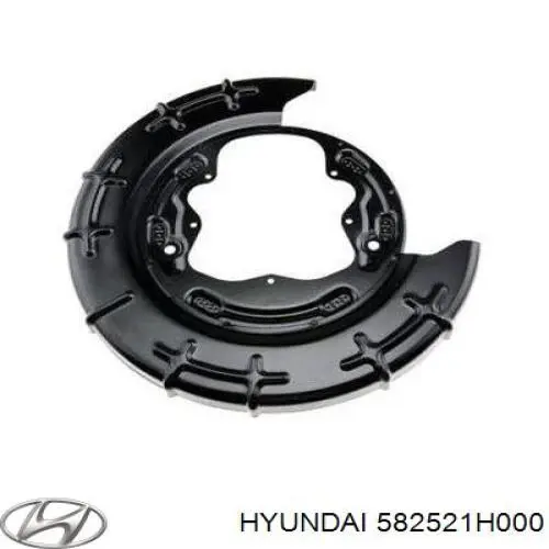 582521H000 Hyundai/Kia захист гальмівного диска заднього, правого