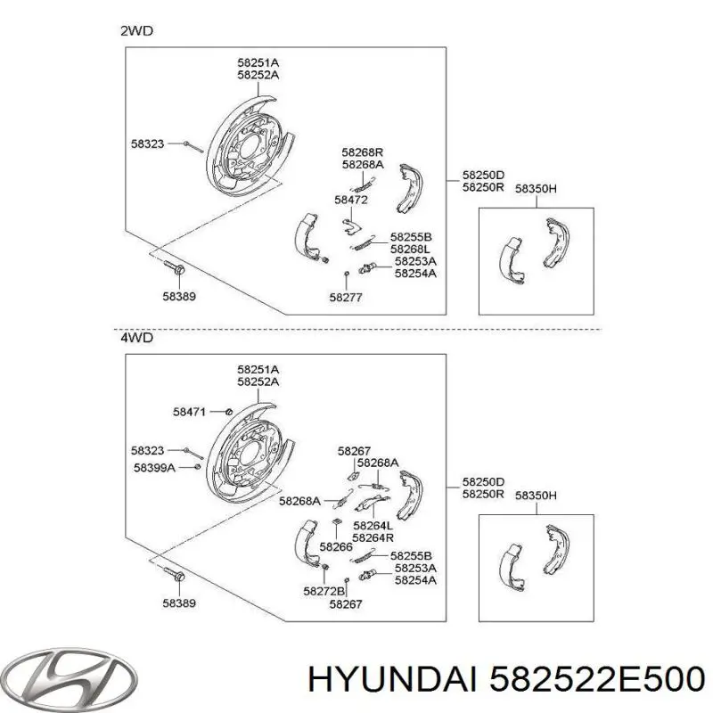 Захист гальмівного диска заднього, правого Hyundai Tucson (JM) (Хендай Таксон)