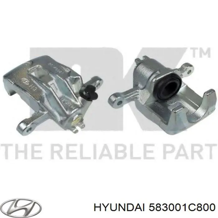 Hyundai/Kia супорт гальмівний задній лівий
