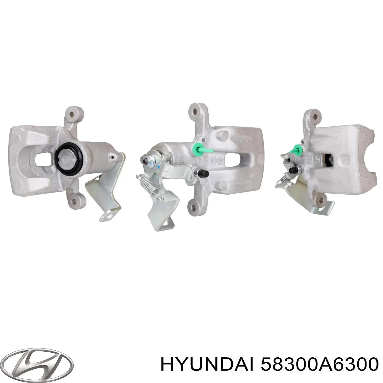 58300A6300 Hyundai/Kia супорт гальмівний задній лівий