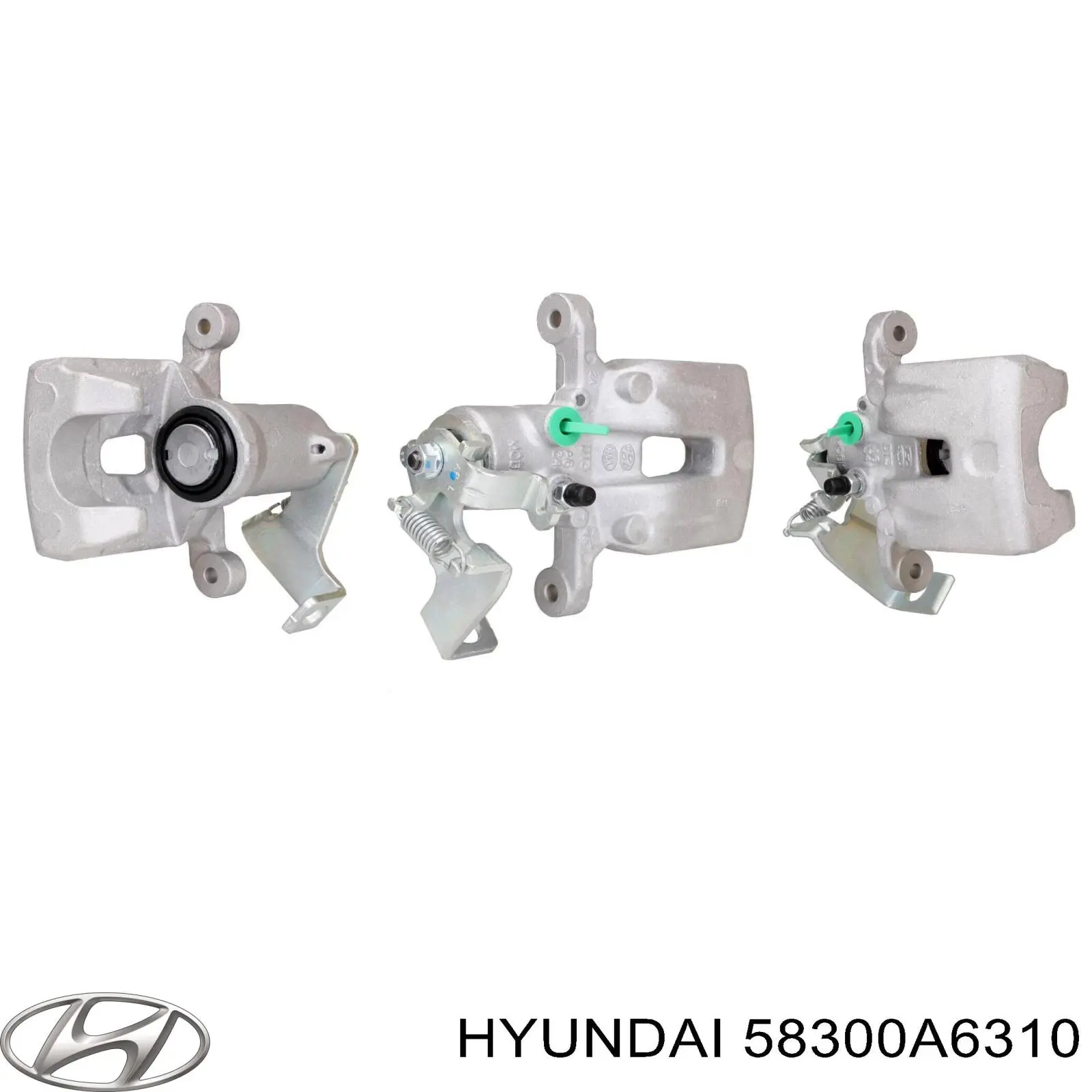 58300A6310 Hyundai/Kia Супорт гальмівний задній лівий