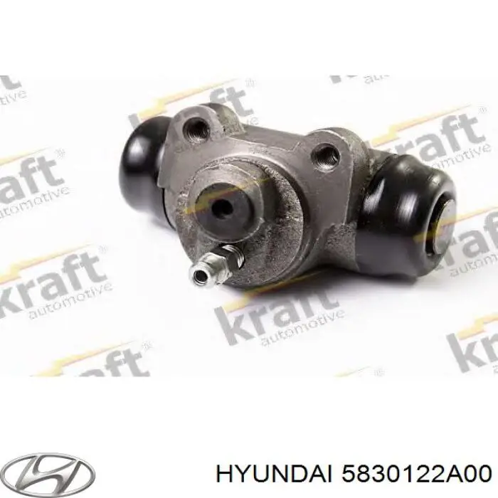 Ремкомплект заднього гальмівного циліндру Hyundai/Kia 5830122A00 ціна, від 4.22 USD