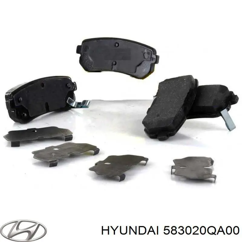 Колодки гальмові задні, дискові 583020QA00 Hyundai/Kia