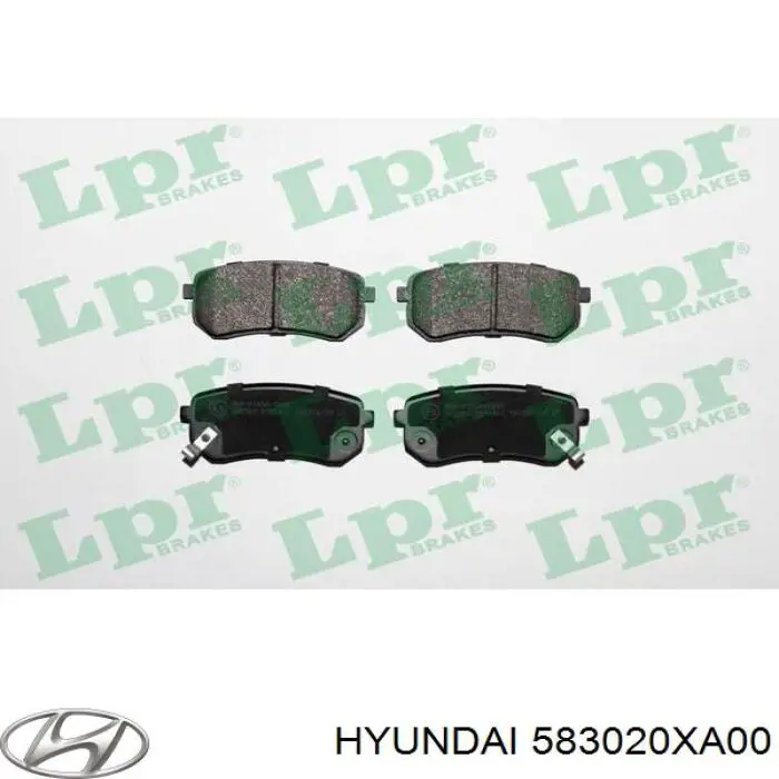 Задні гальмівні колодки Hyundai/Kia 583020XA00 ціна, від 15.02 USD