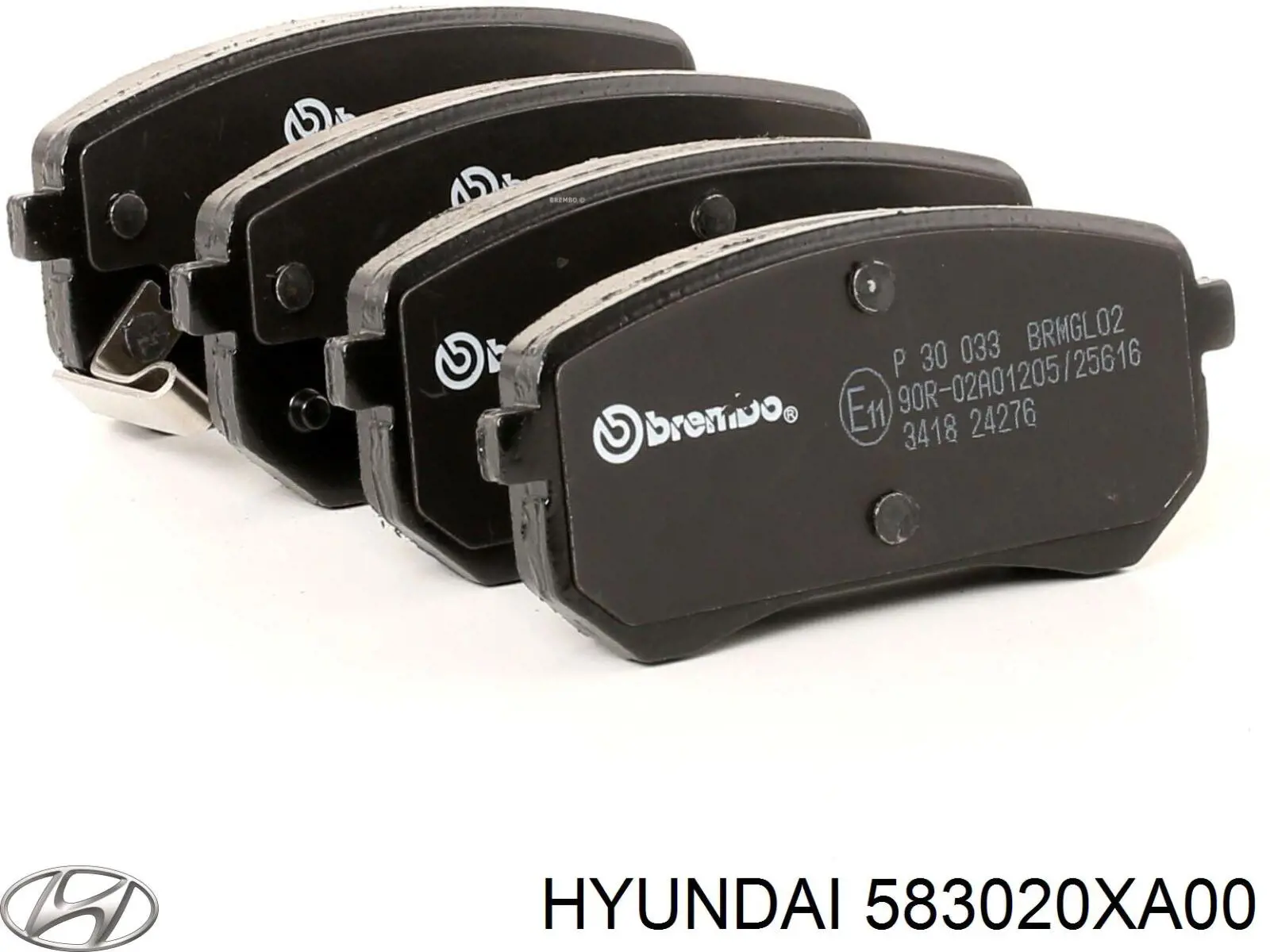 Задні дискові колодки Hyundai/Kia 583020XA00