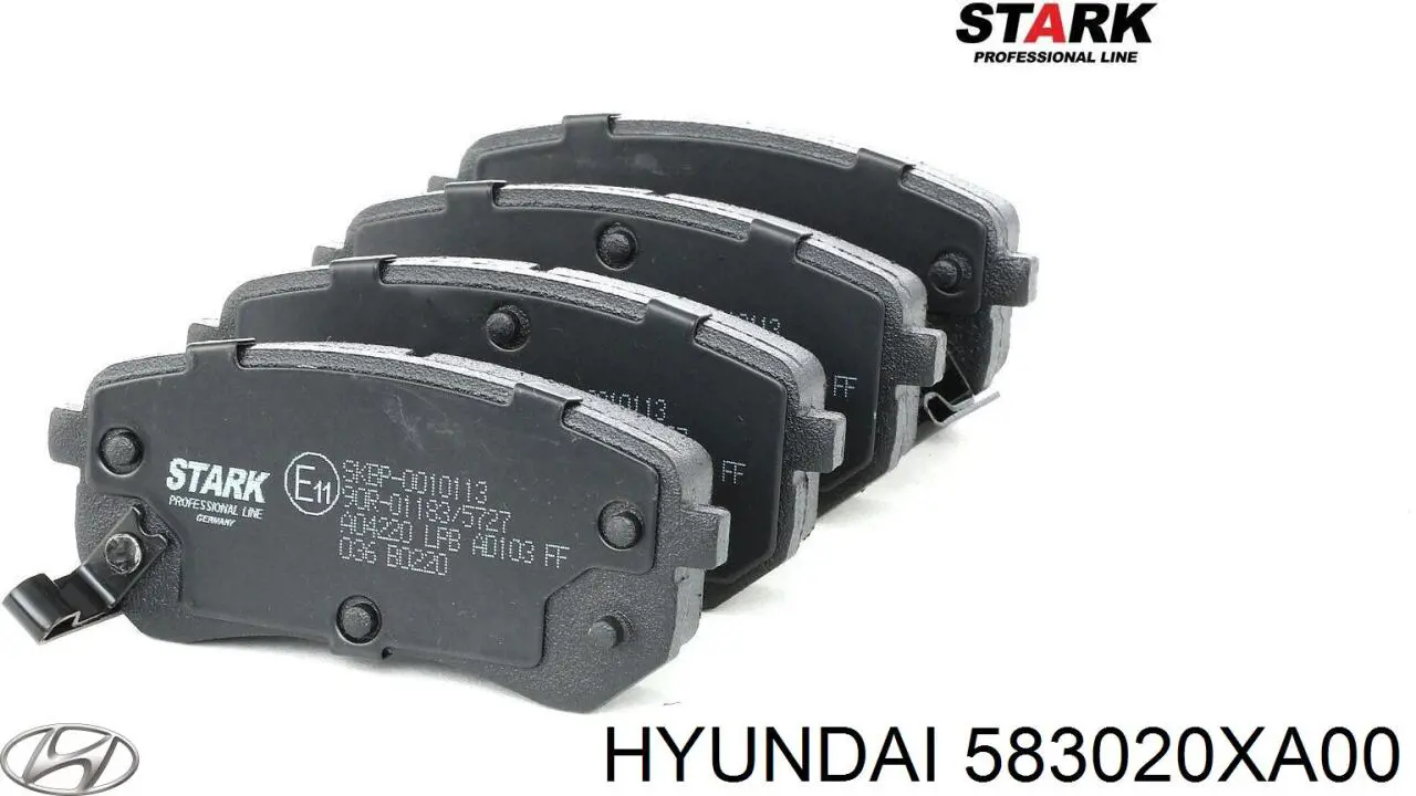 583020XA00 Hyundai/Kia Колодки гальмівні задні, дискові