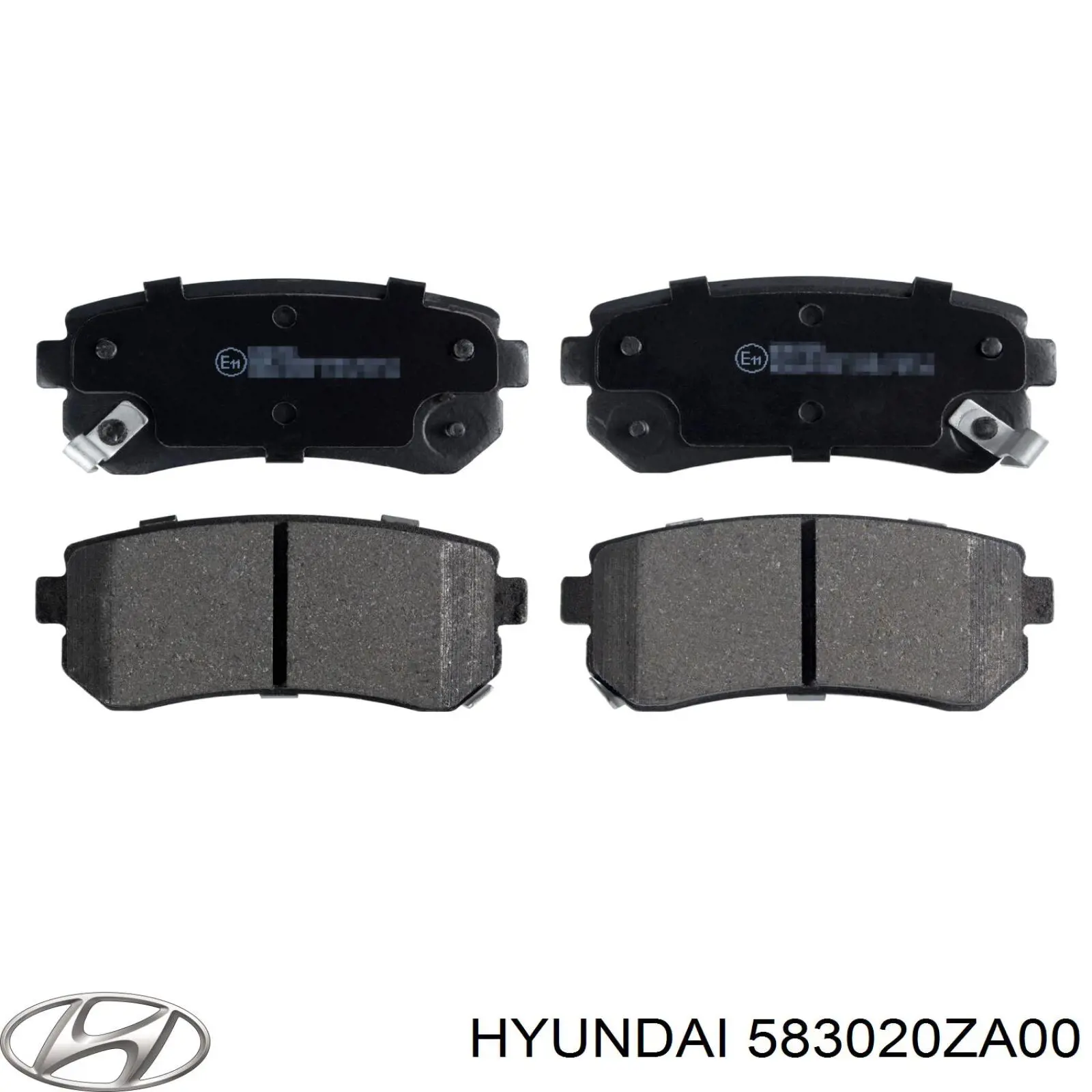 Задні дискові колодки Hyundai/Kia 583020ZA00