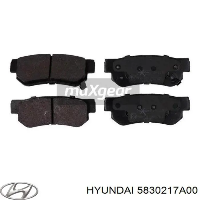 Задні гальмівні колодки Hyundai/Kia 5830217A00 ціна, від 12.43 USD