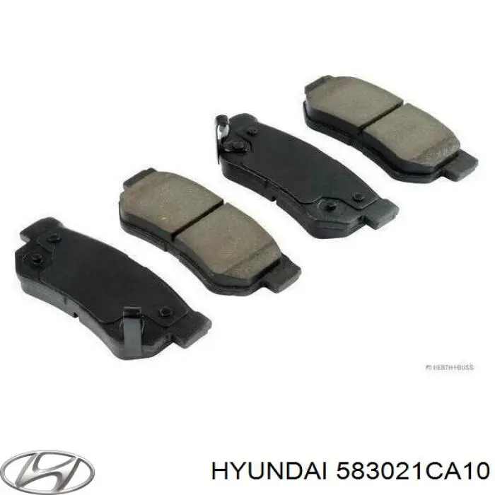 583021CA10 Hyundai/Kia колодки гальмові задні, дискові