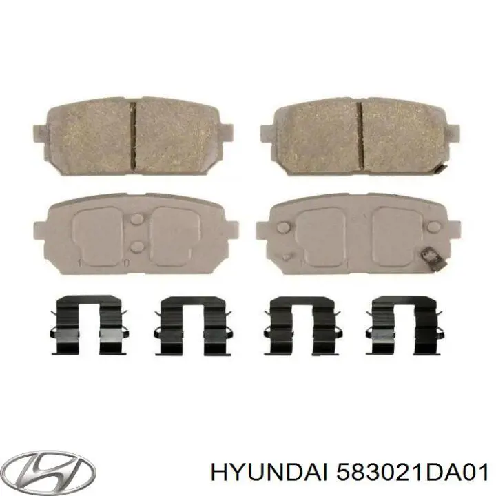 Задні гальмівні колодки Hyundai/Kia 583021DA01 ціна, від 16.71 USD